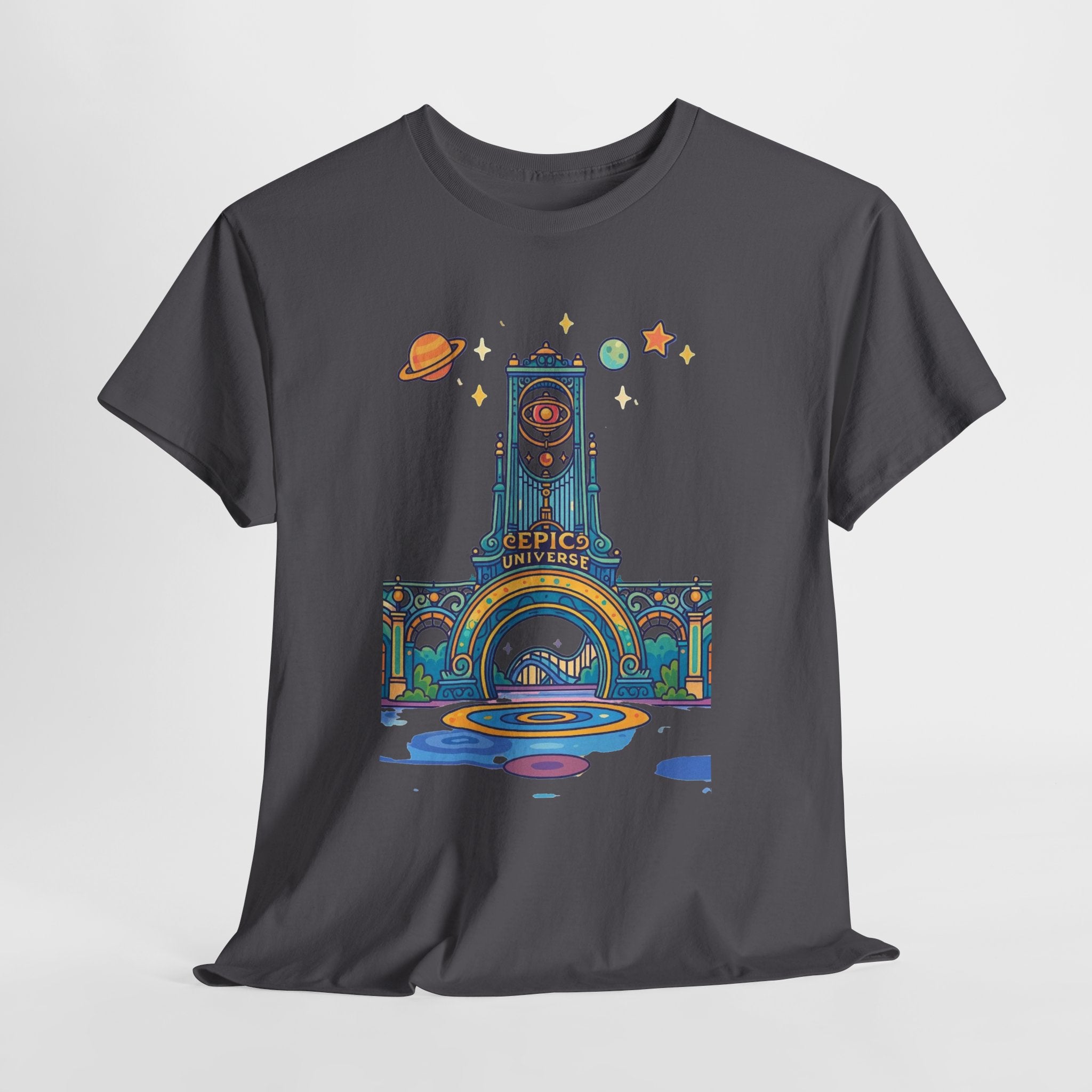 Universal Studios Family Vacation T-Shirt — Retro Space Theater Graphic Tee