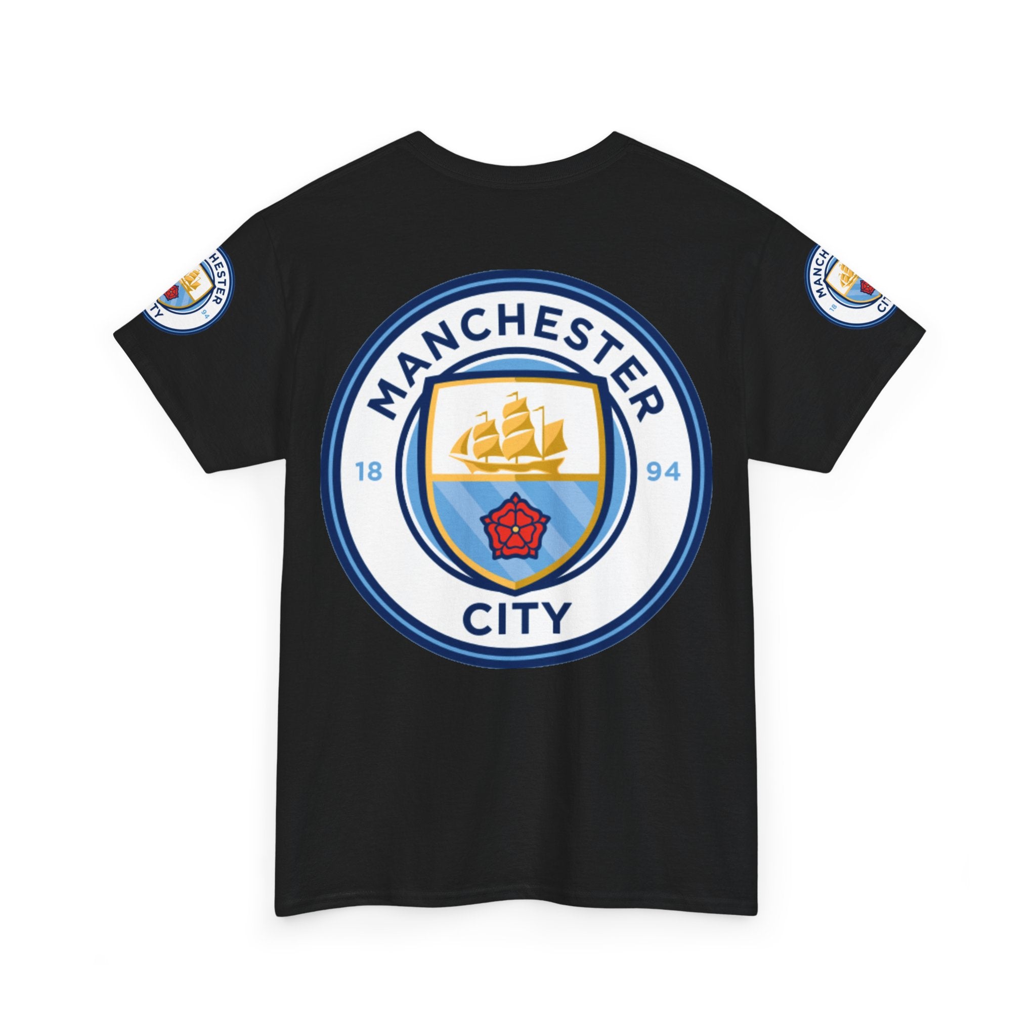 Manchester City Crest T-Shirt — Football Club Logo Tee