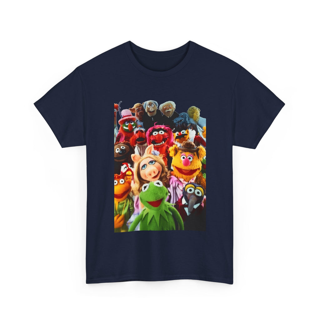 Muppets Puppet Ensemble Graphic Tee — Fun Family Cartoon Shirt