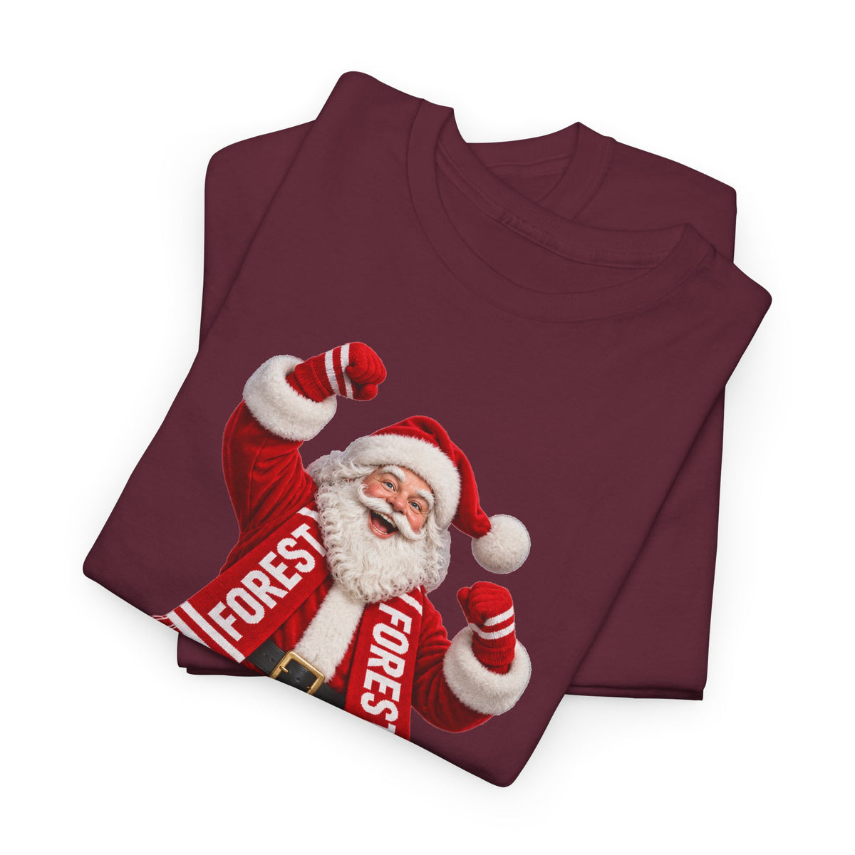 Nottingham Forest Santa Claus Dancing T‑Shirt — Vintage Christmas Holiday Tee