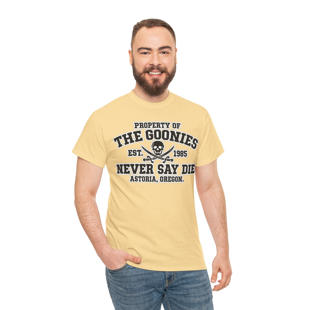 The Goonies "Never Say Die" Tee - Vintage Astoria Oregon Movie T-Shirt