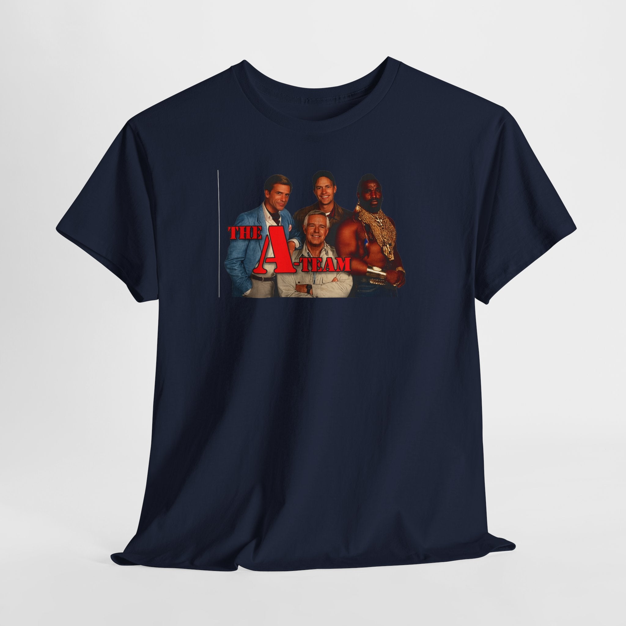 A-Team Graphic Tee — Retro TV Series Logo & Character Poster T-Shirt