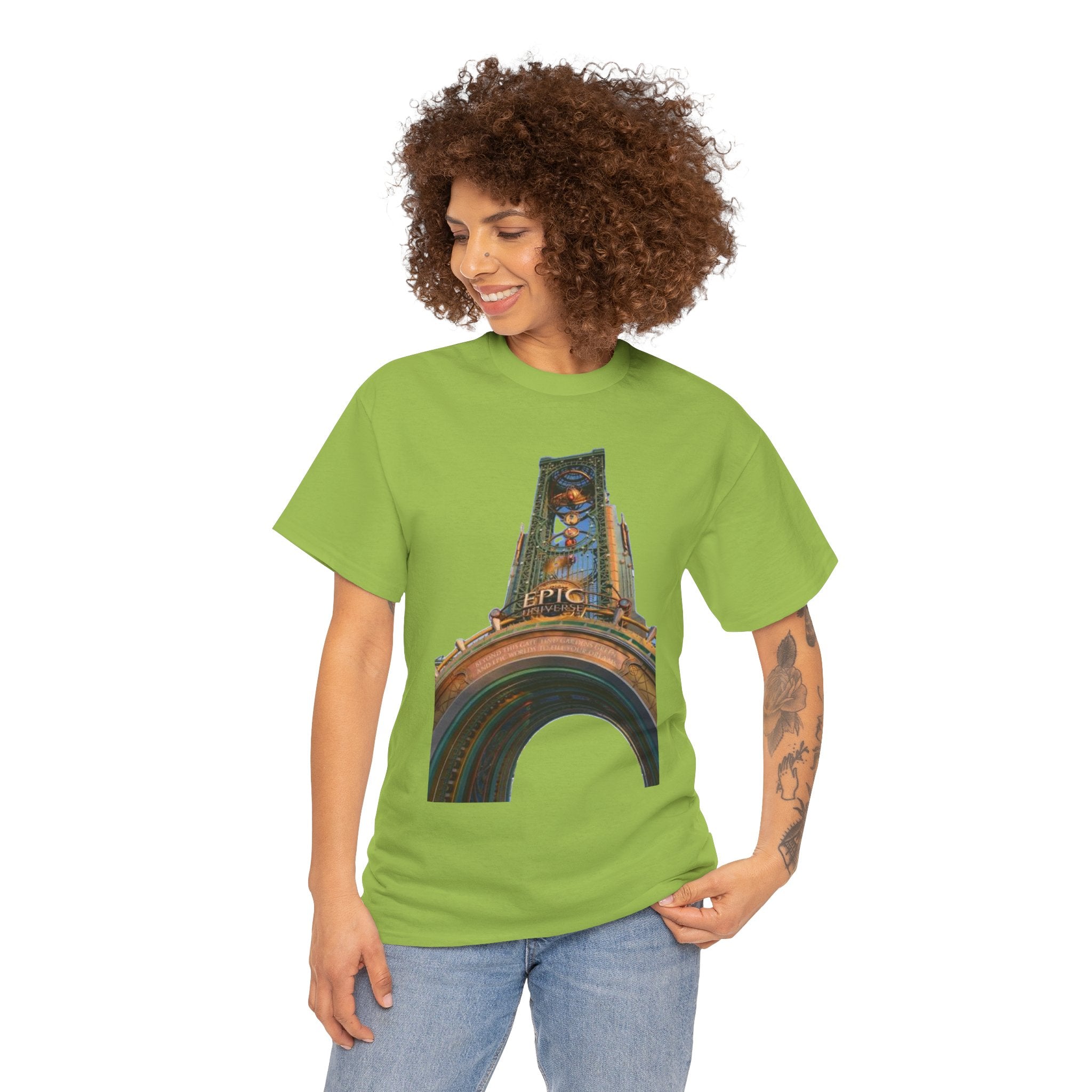 Epci Universe Vintage Theater Arch Graphic Tee — 'Epic' Retro Marquee T-Shirt