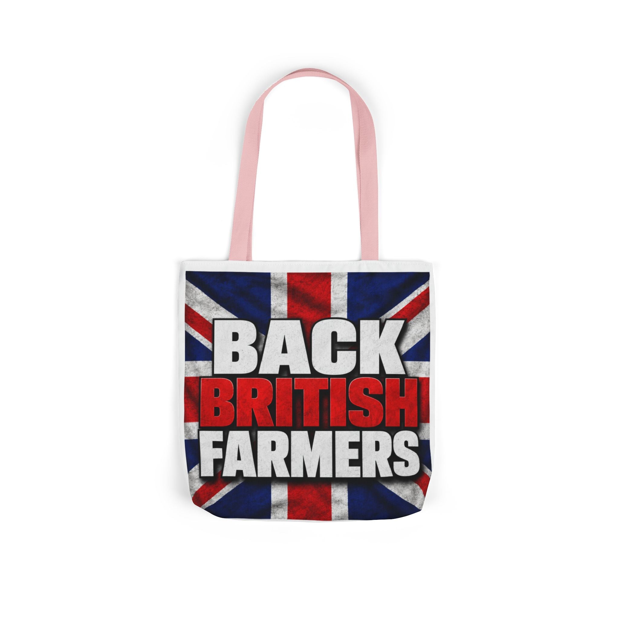 Back British Farmers Canvas Tote Bag — Union Jack Farming Support Tote