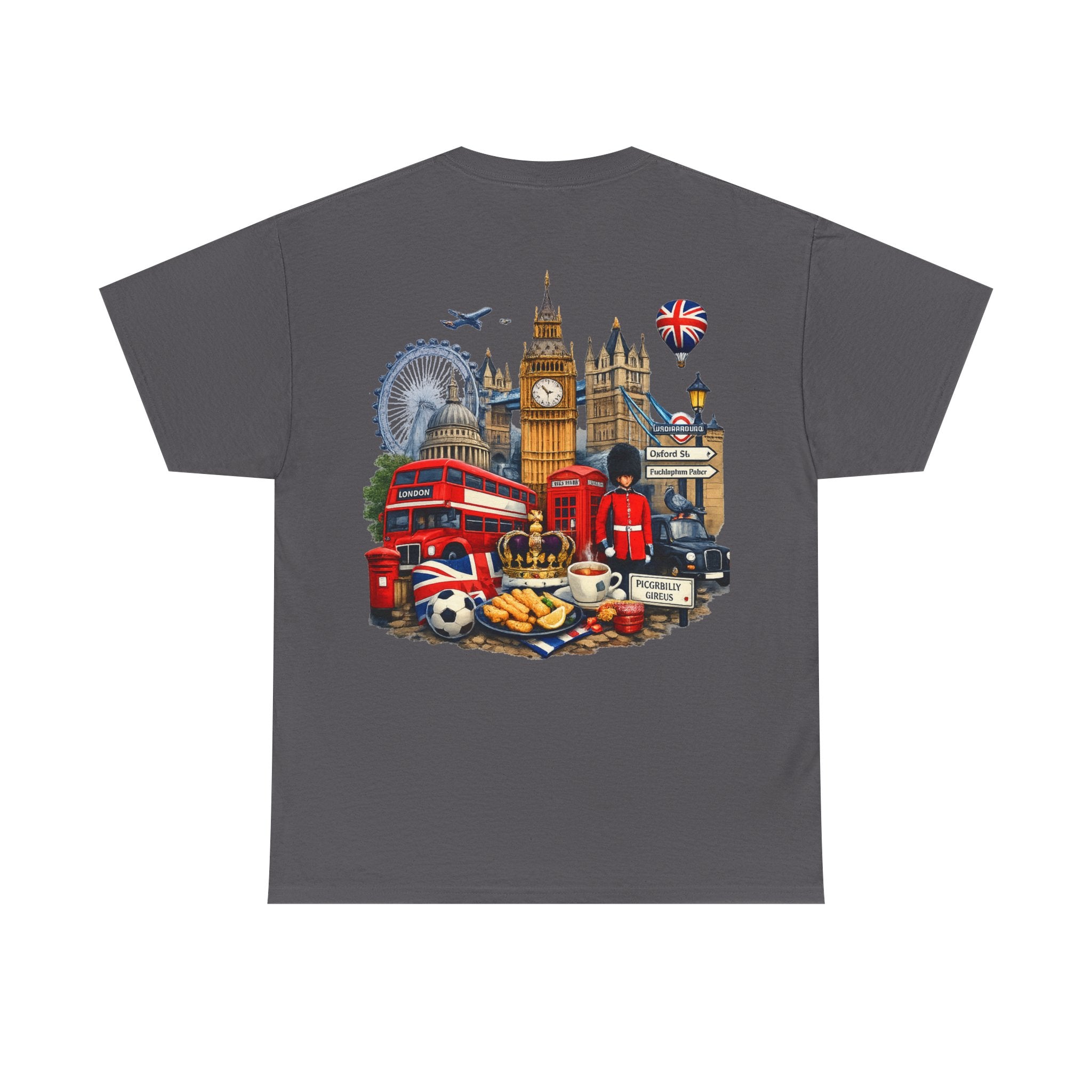 London Landmarks T‑Shirt — British Icons Collage Tee