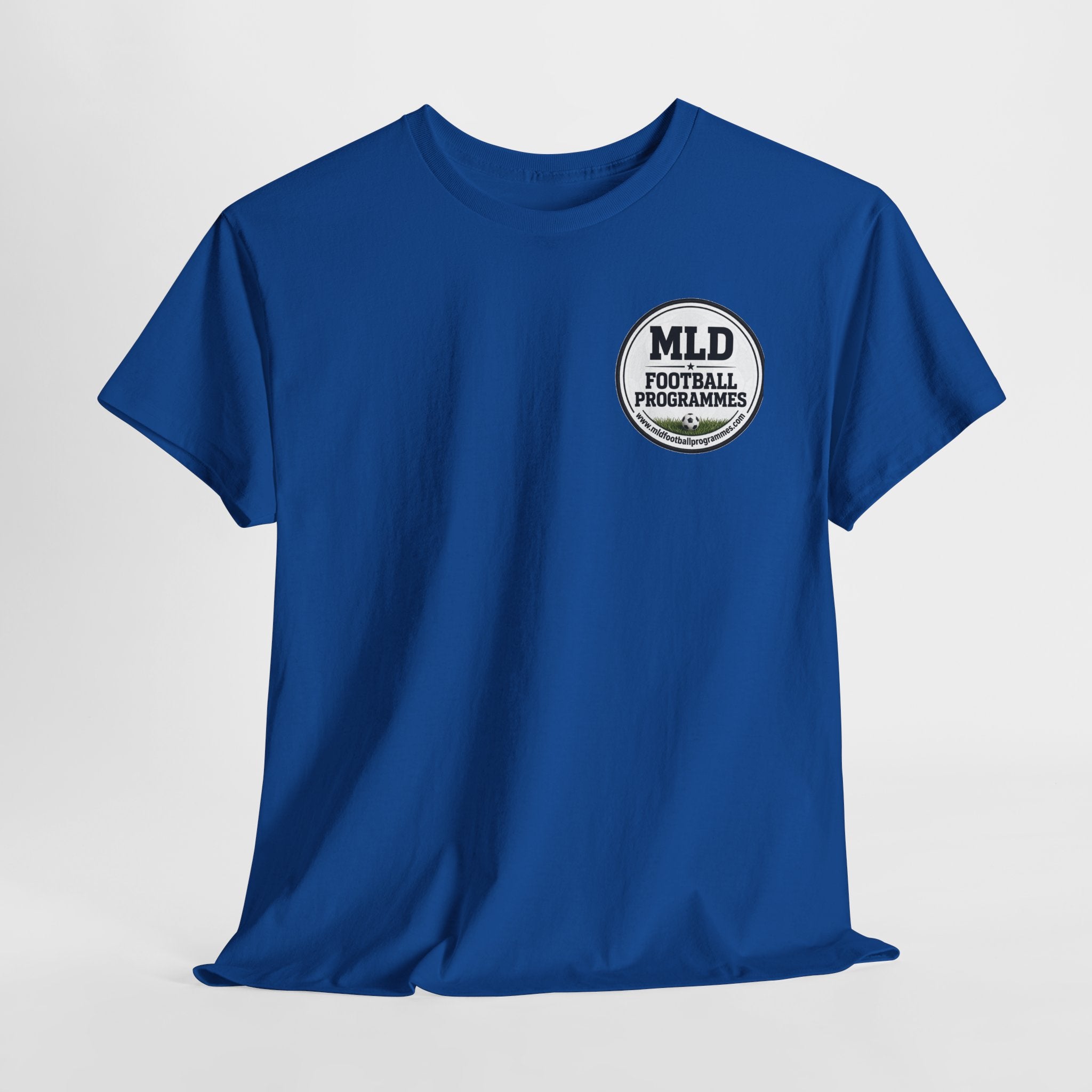 MLD Football Programmes Tee - Retro Logo Chest T-Shirt
