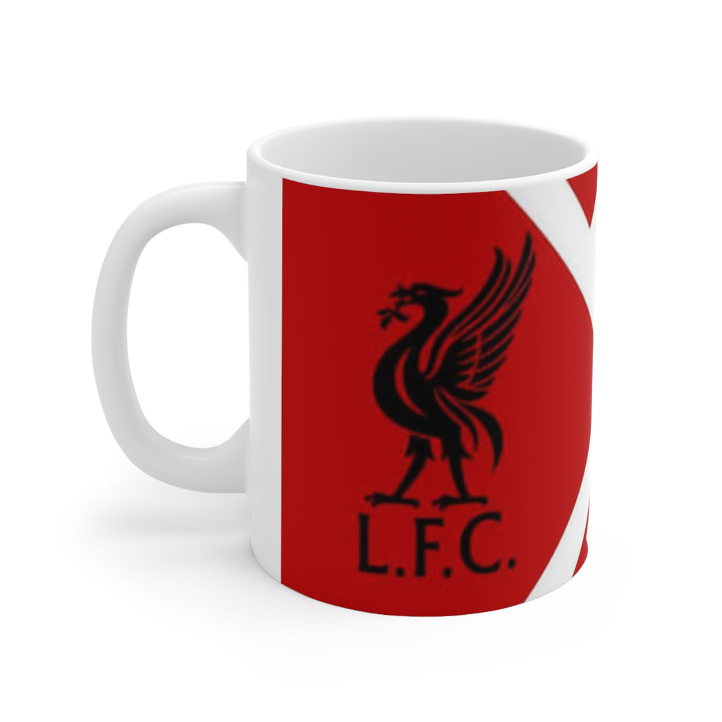 Liverpool FC Ceramic Coffee Mug — Red Crest 11oz & 15oz