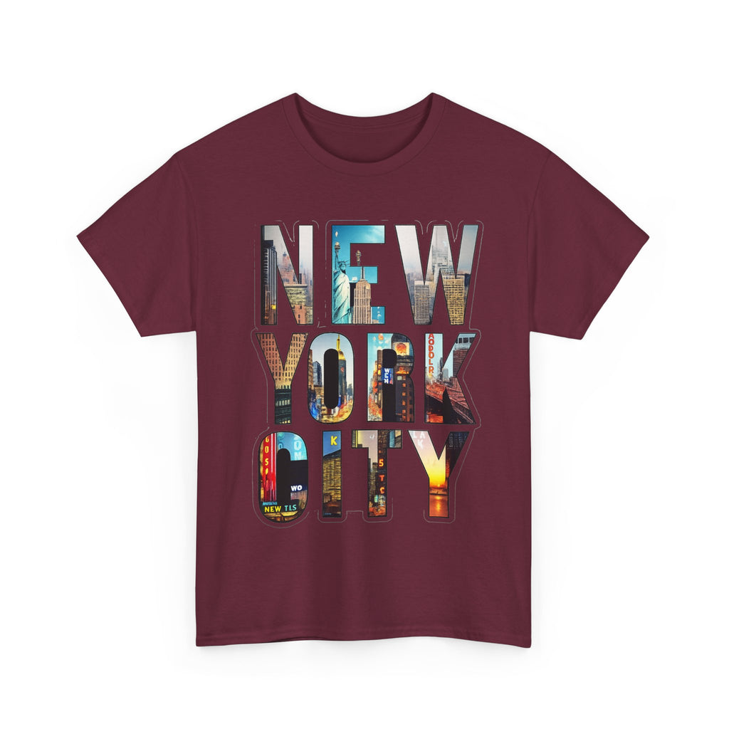 New York City Photo-Block Tee — Vintage Skyline Graphic T-Shirt