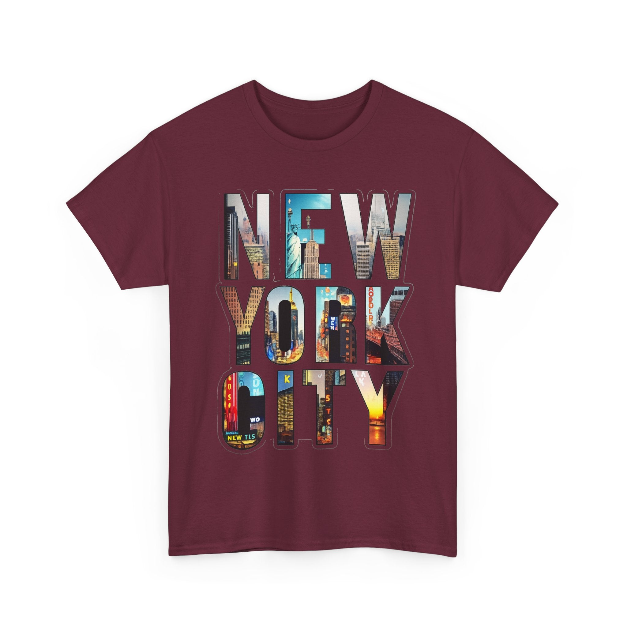 New York City Photo-Block Tee — Vintage Skyline Graphic T-Shirt