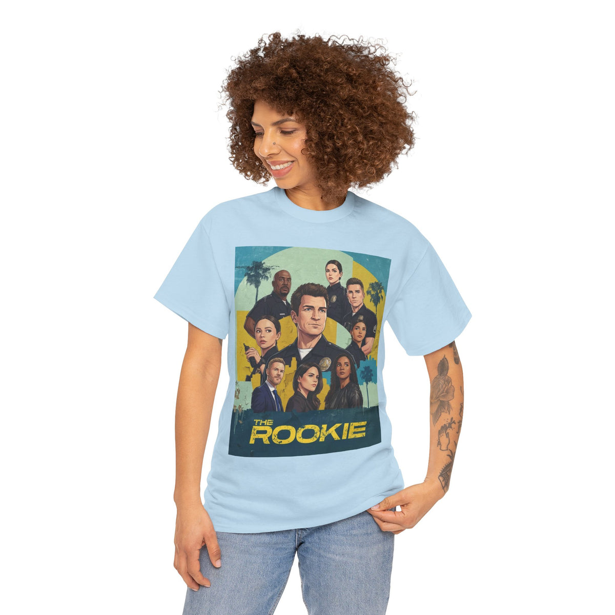 The Rookie TV Cast Graphic Tee — Vintage Poster Style Shirt