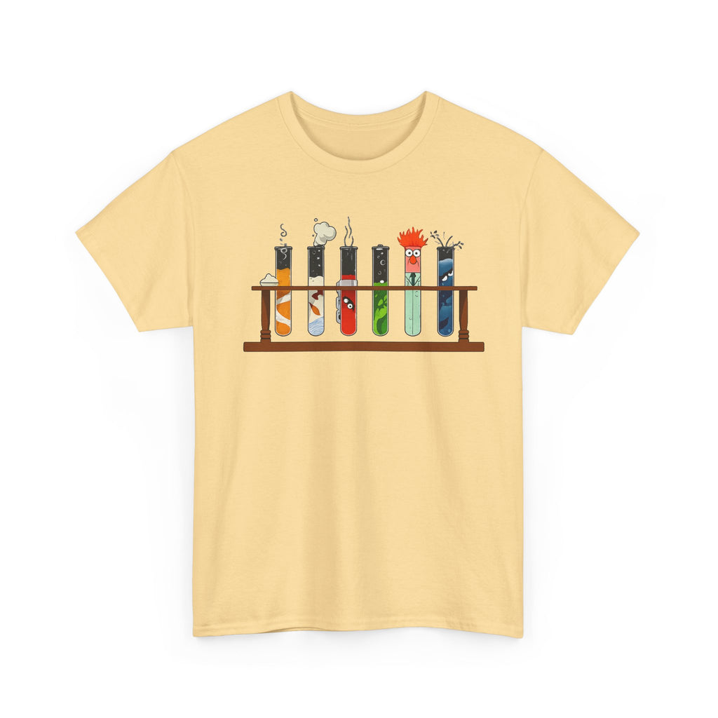 Muppets Beaker Science Test Tube Cats T‑Shirt — Cute Laboratory Cat Illustrations Tee