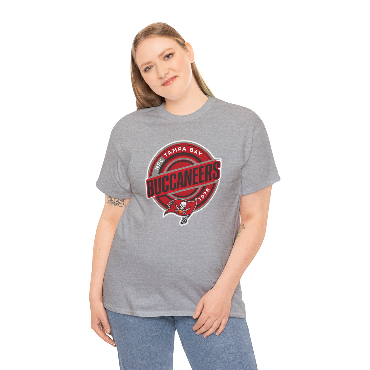 Tampa Bay Buccaneers Inspired Vintage Logo T-Shirt