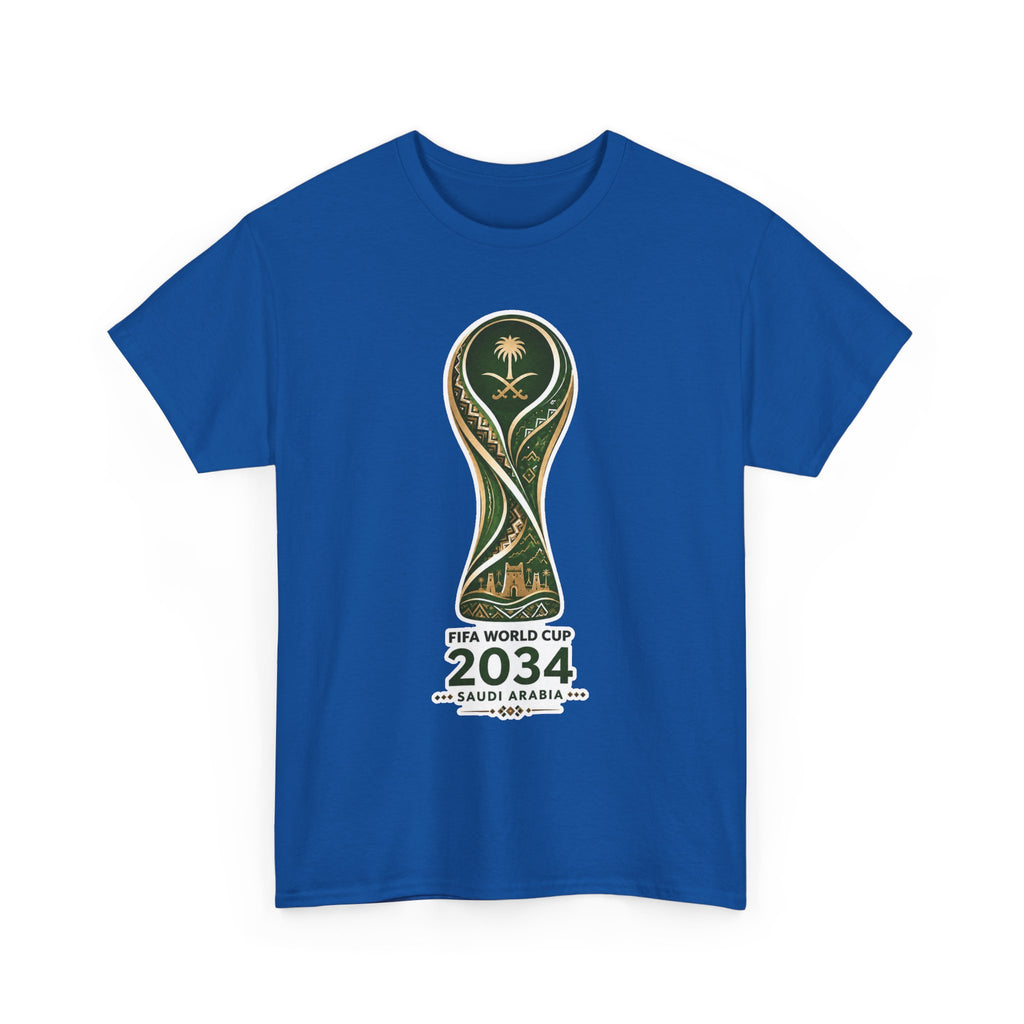 2034 FIFA World Cup Qatar 2034 Trophy Cotton T‑Shirt