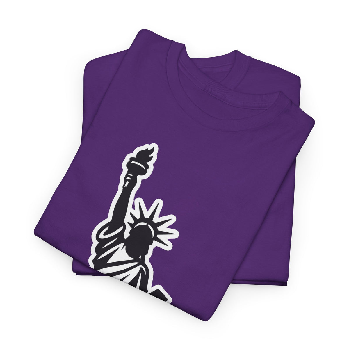 New York City Statue of Liberty Graphic Cotton T-Shirt / Tee