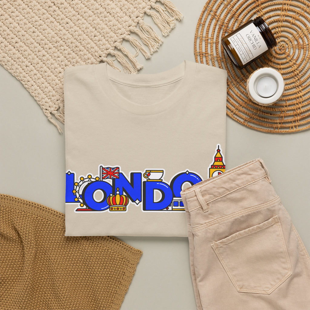 London Cityscape Tee — Illustrated London Landmarks Shirt