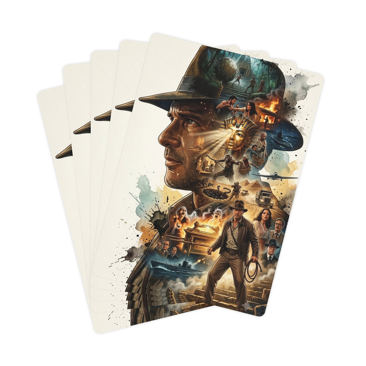 Indiana Jones Playing / Poker Cards
