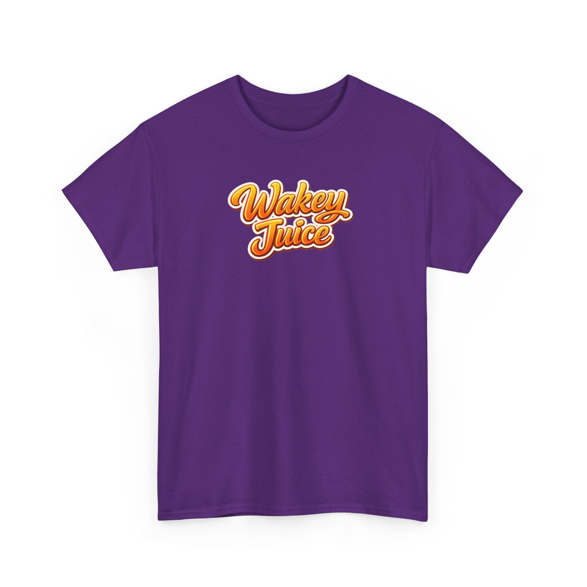 Wakey Juice T‑Shirt — Retro Orange Script Graphic Tee
