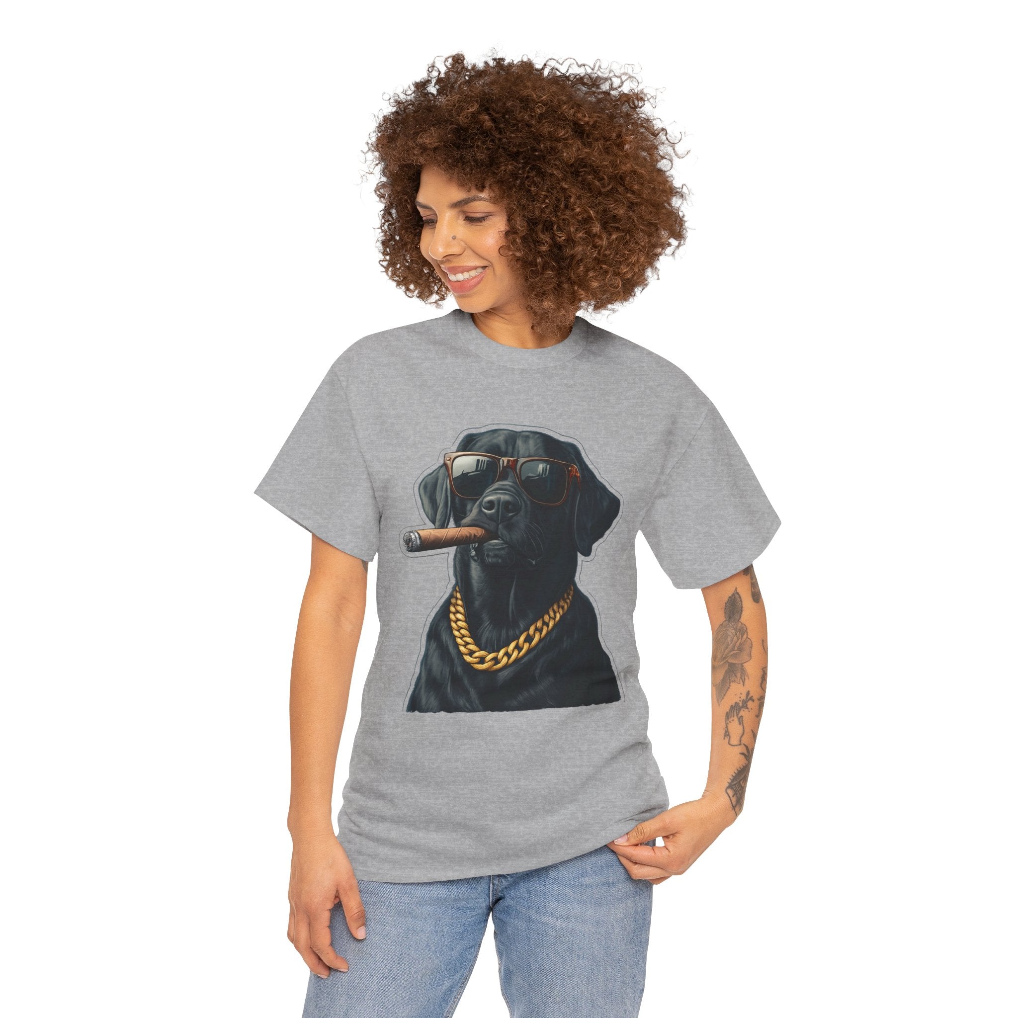 Cool Rottweiler Smoking Cigar Graphic Tee — Dog Lover Streetwear