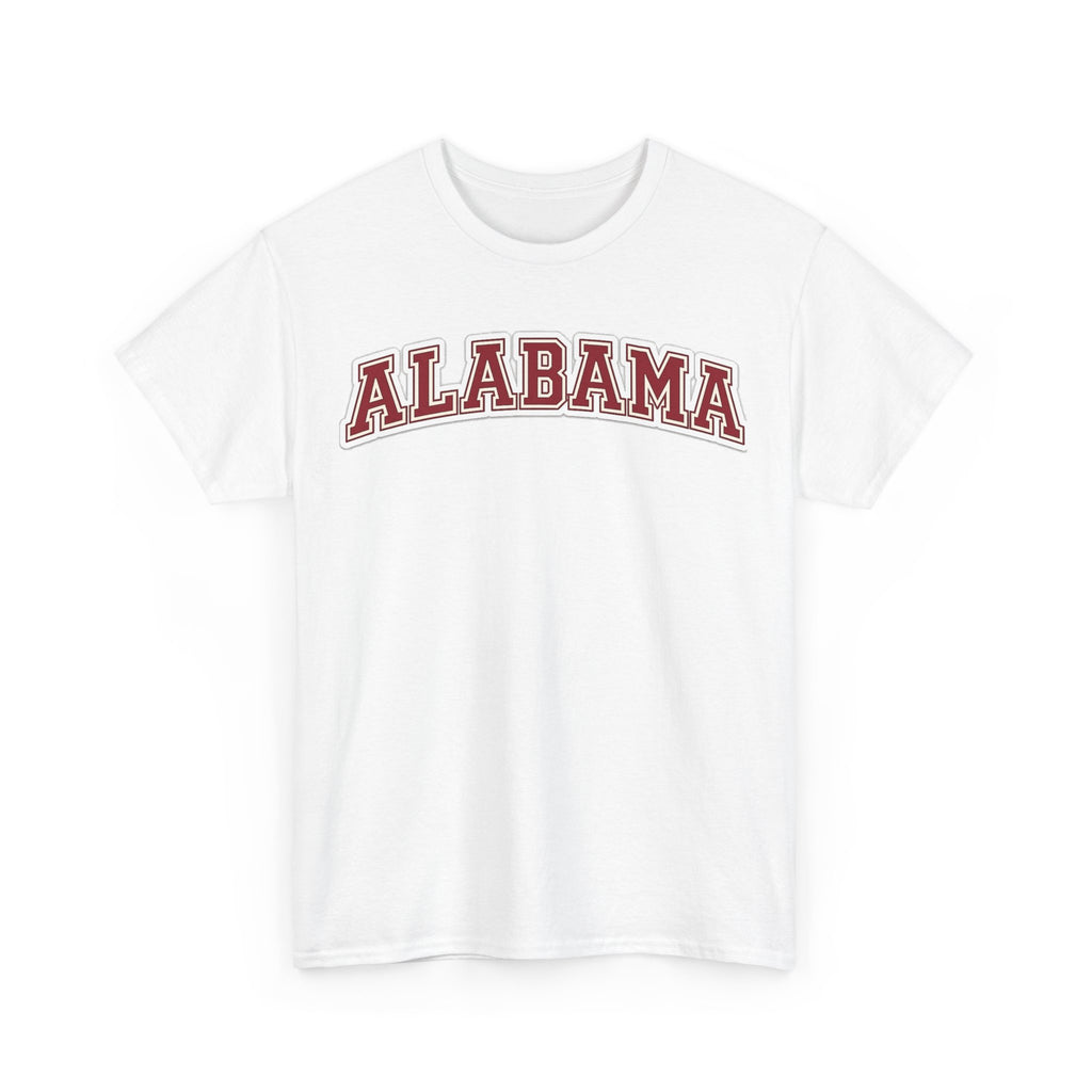 Alabama Arch Logo Tee – Crimson College Pride T‑Shirt