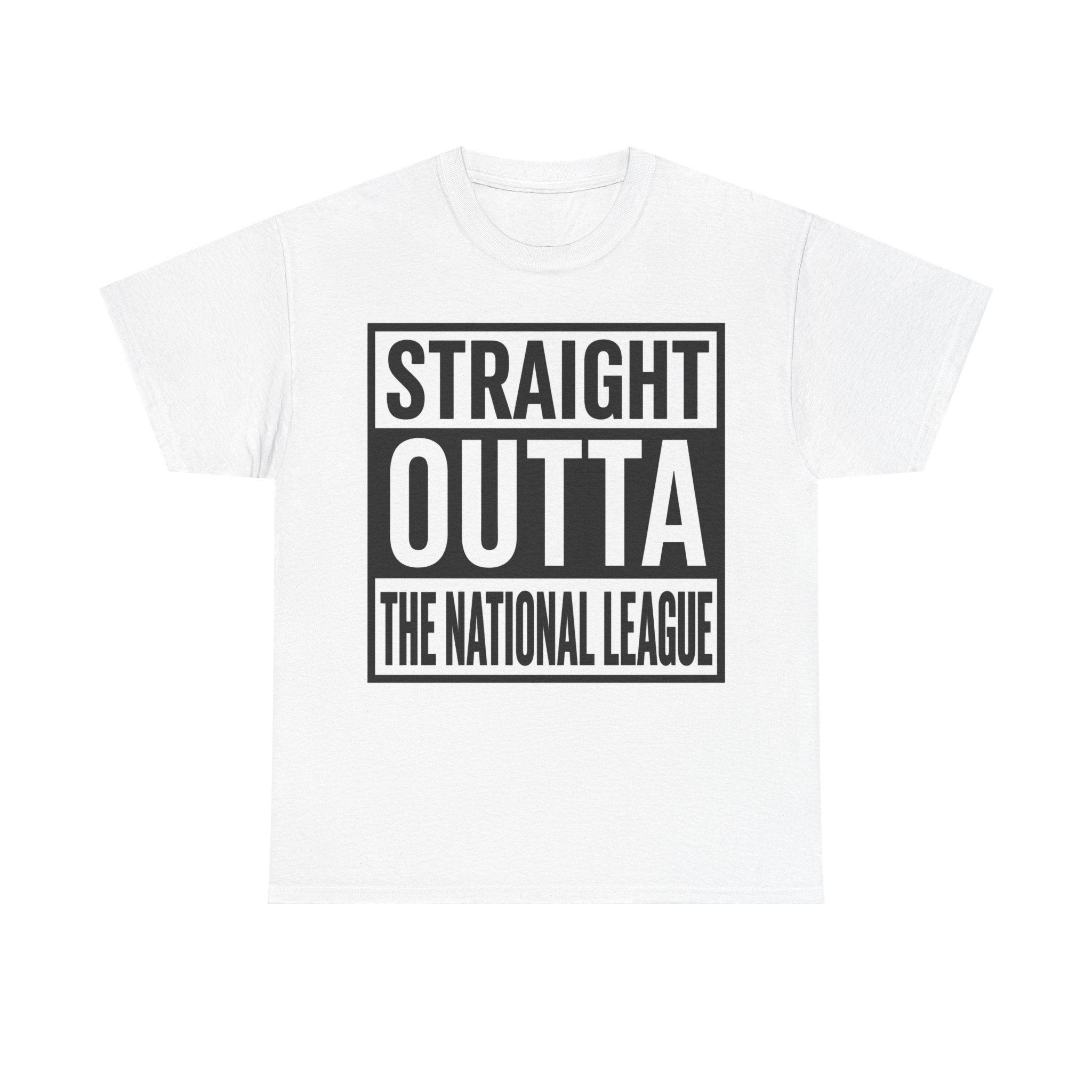 Straight Outta The National League T-Shirt – Football Fan Graphic Tee