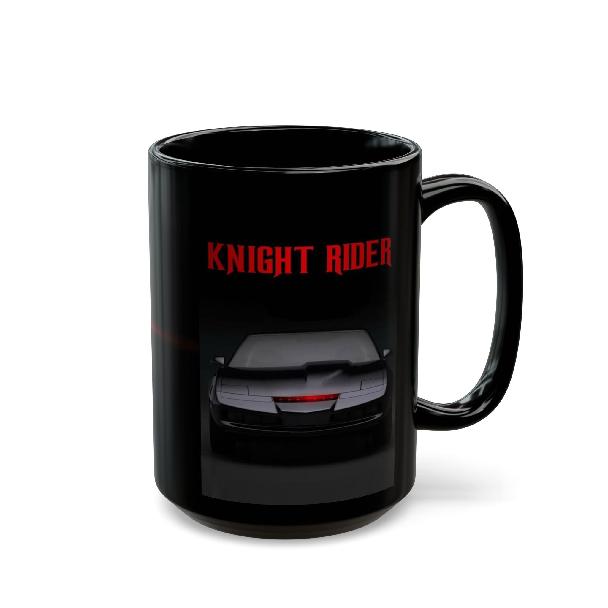 Knight Rider Mug — Retro KITT Car Coffee Cup (11oz & 15oz)