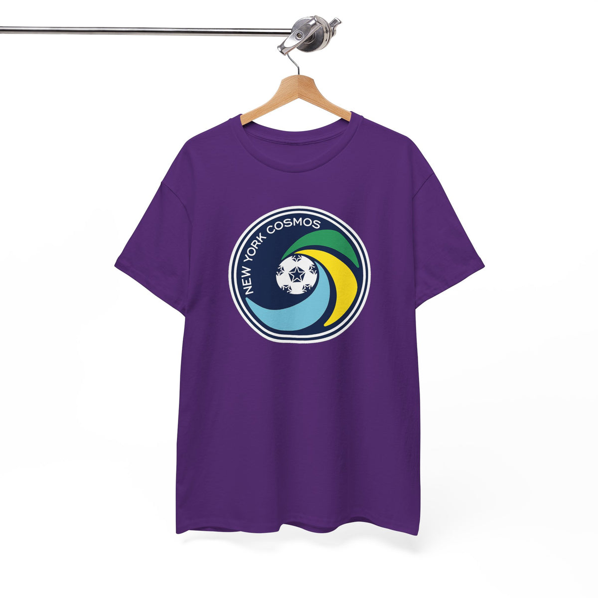 New York Cosmos Retro Logo Cotton T‑Shirt — Vintage Soccer Tee