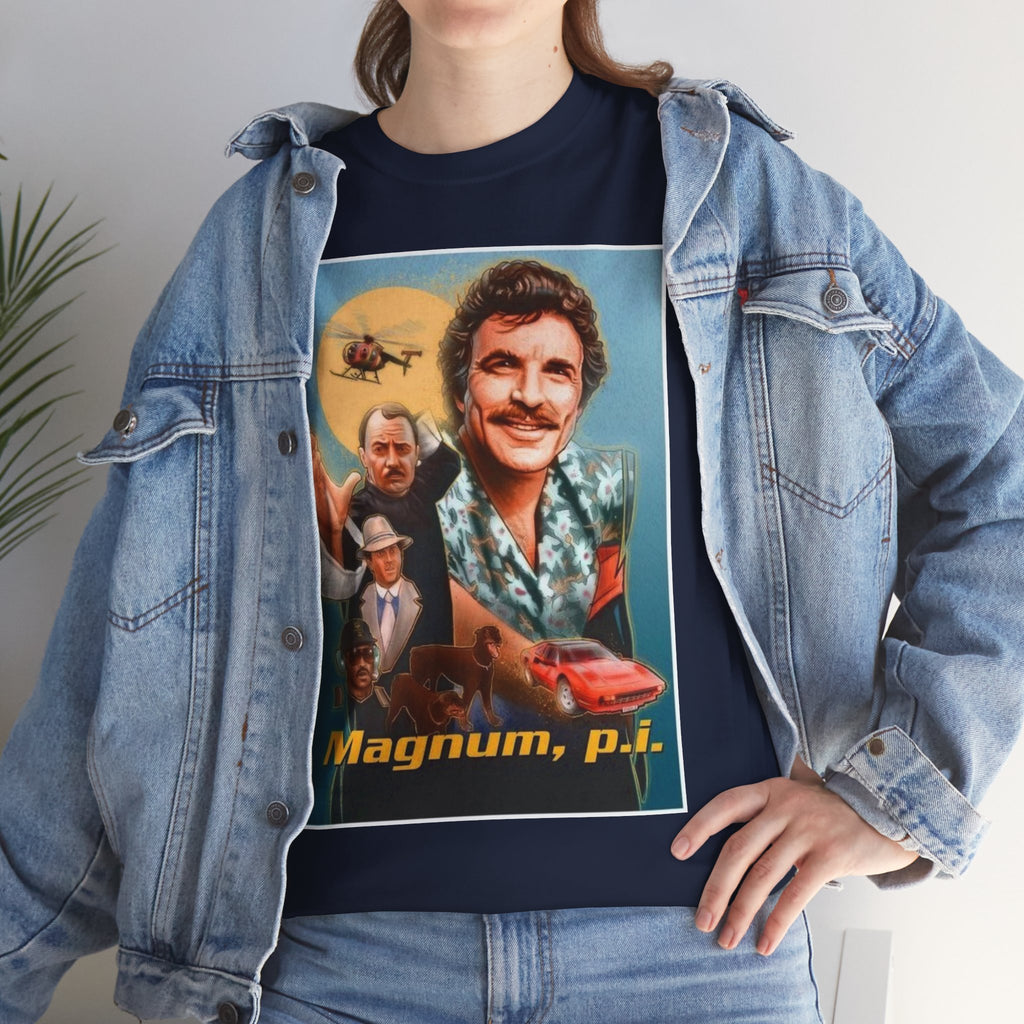 Magnum, P.I. Retro TV Show Inspired Cotton T-Shirt