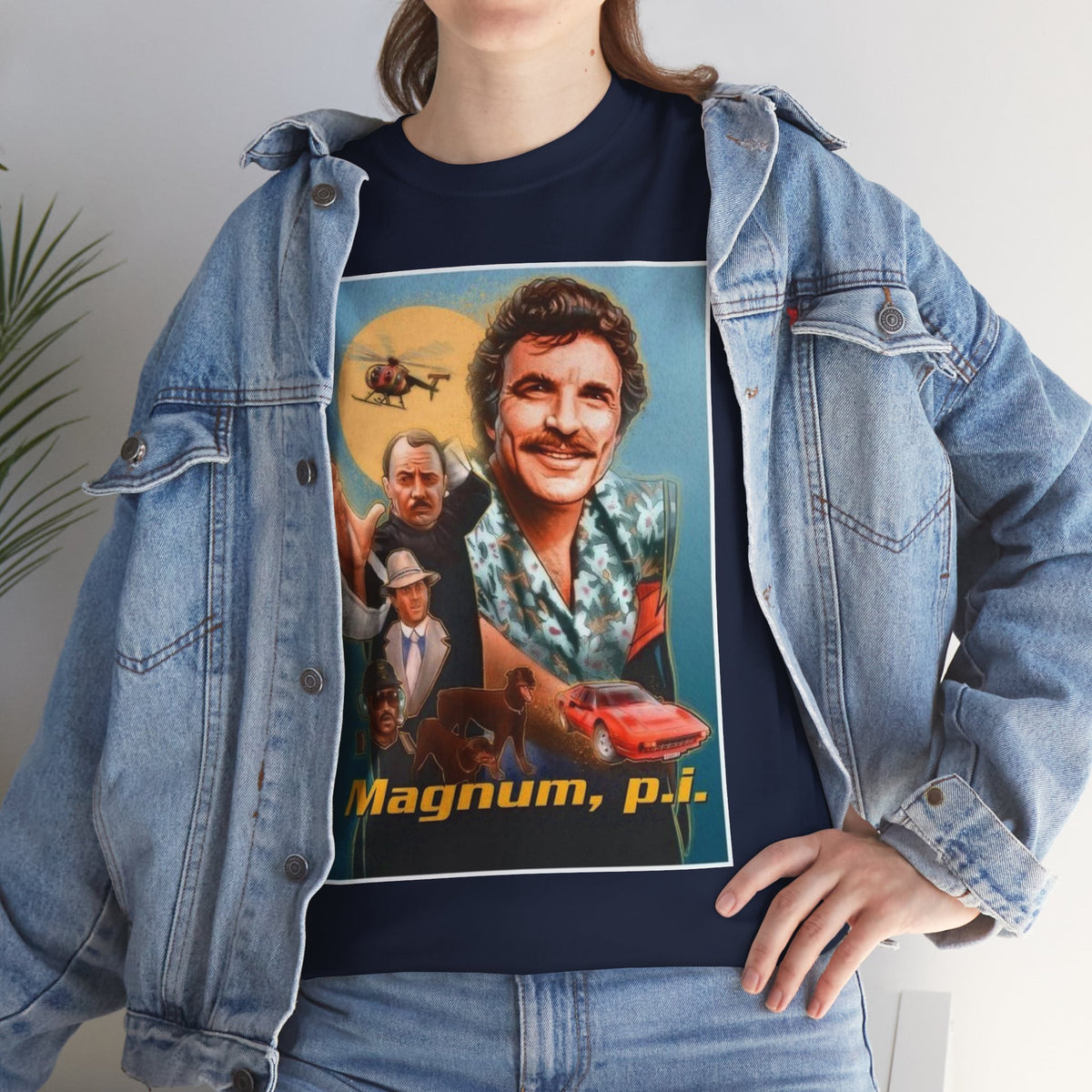 Magnum, P.I. Retro TV Show Inspired Cotton T-Shirt