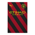 Manchester City Black & Maroon Striped Waffle Tea Towel – Etihad Airways Logo
