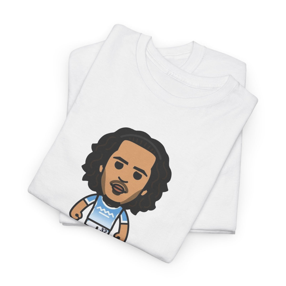 Ayyoub Bouaddi Manchester City Cartoon Character Cotton T-Shirt