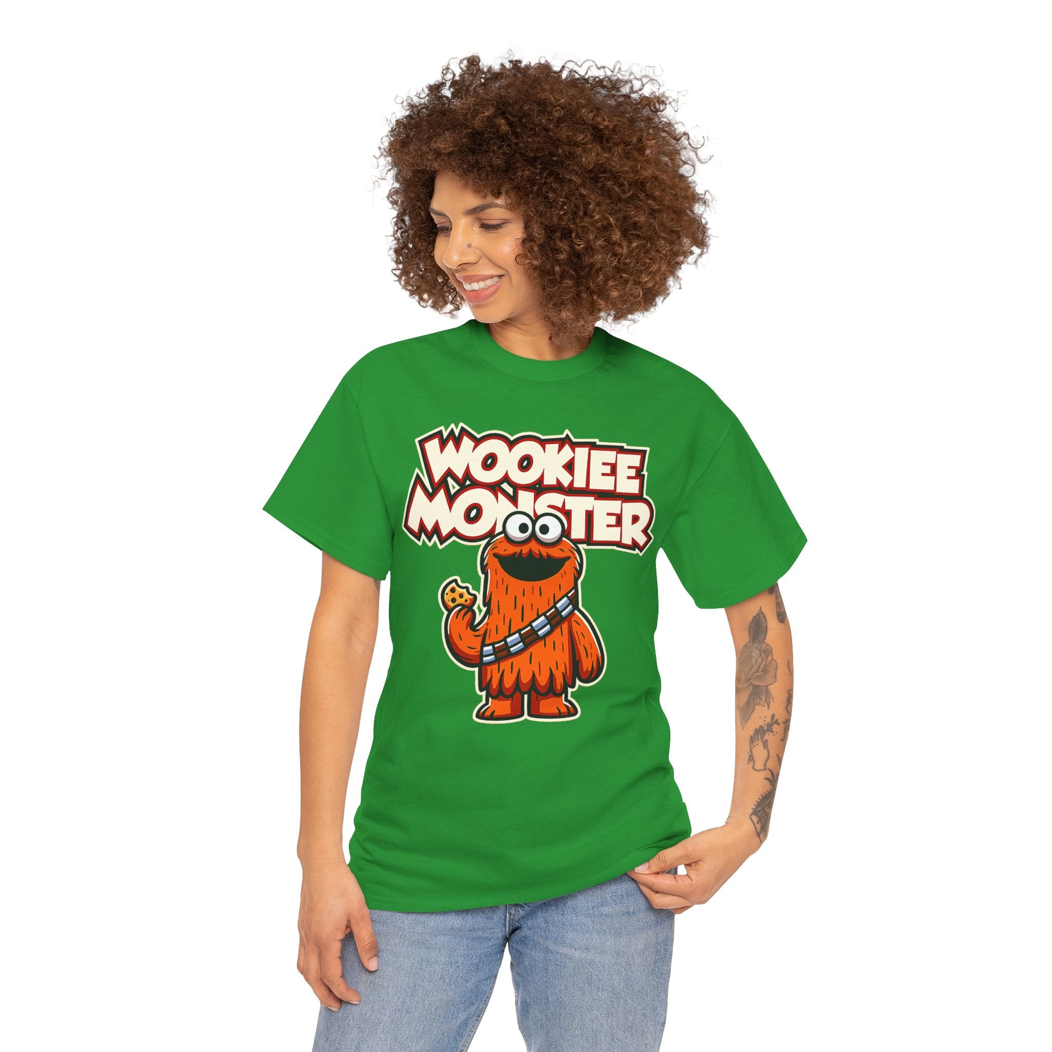 Wookiee Monster Tee - Funny Retro Sci‑Fi Cartoon Shirt