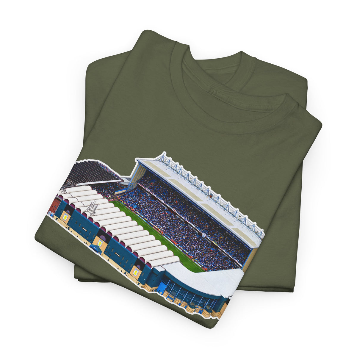 Manchester City Maine Road Stadium Illustration T‑Shirt — Vintage Football Arena Graphic Tee