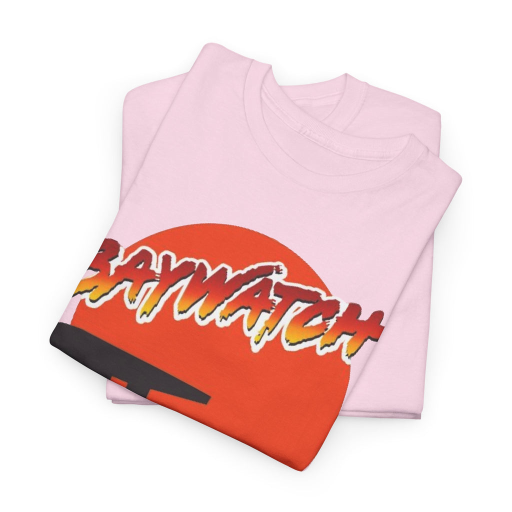 Baywatch Lifeguard Sunset Cotton T-Shirt