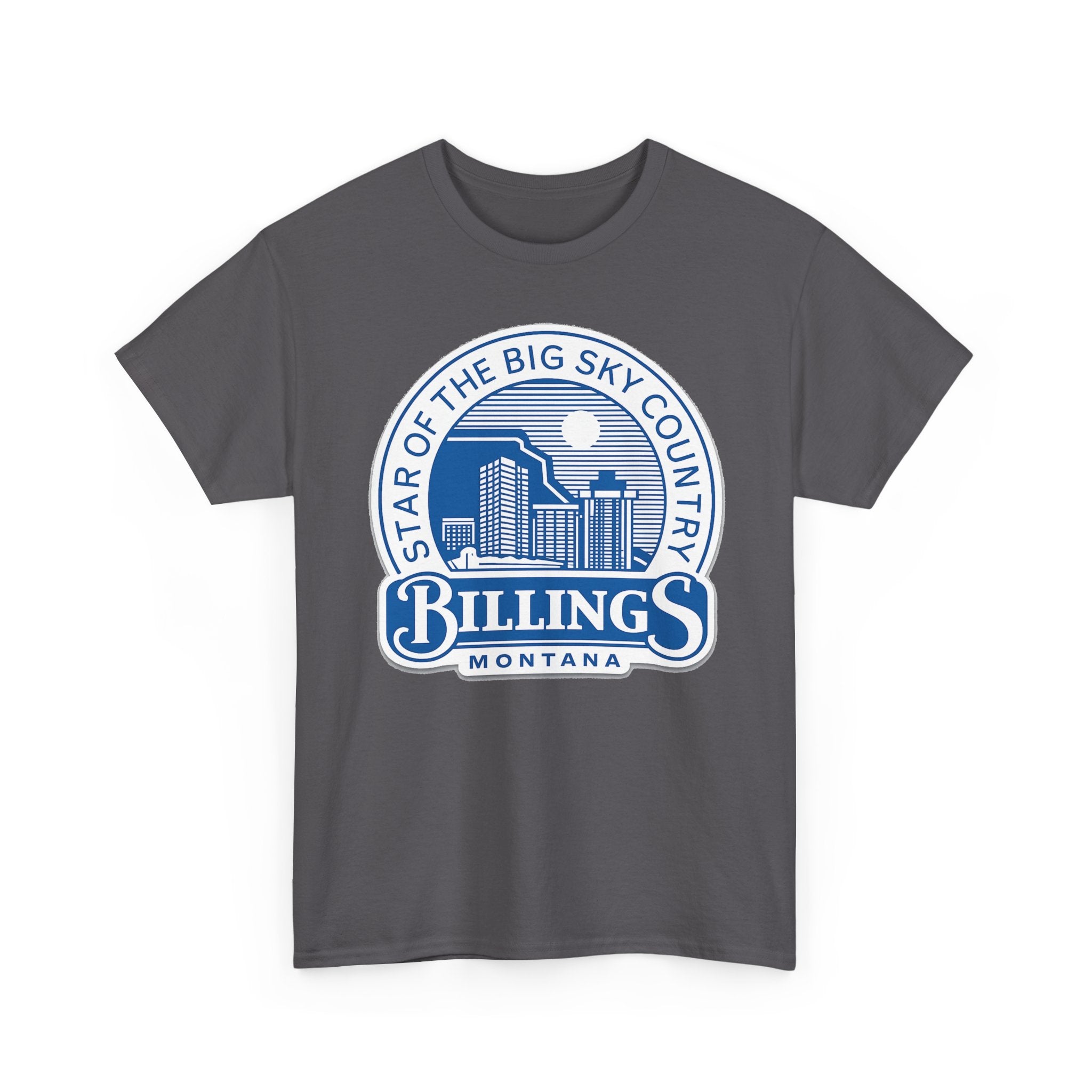 Billings Montana Tee — "Star of the Big Sky Country" Retro City Skyline T-Shirt