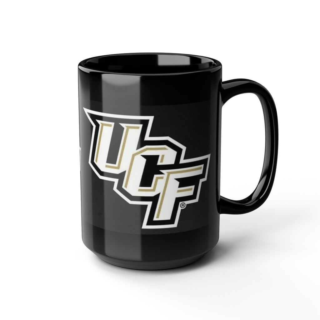 UCF Knights Black Ceramic Mug — College Logo Coffee Cup (11oz & 15oz)