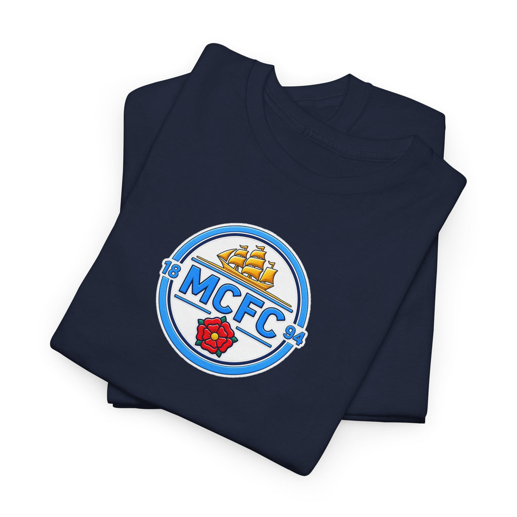 MCFC Retro Crest T‑Shirt — Vintage Soccer Fan Tee