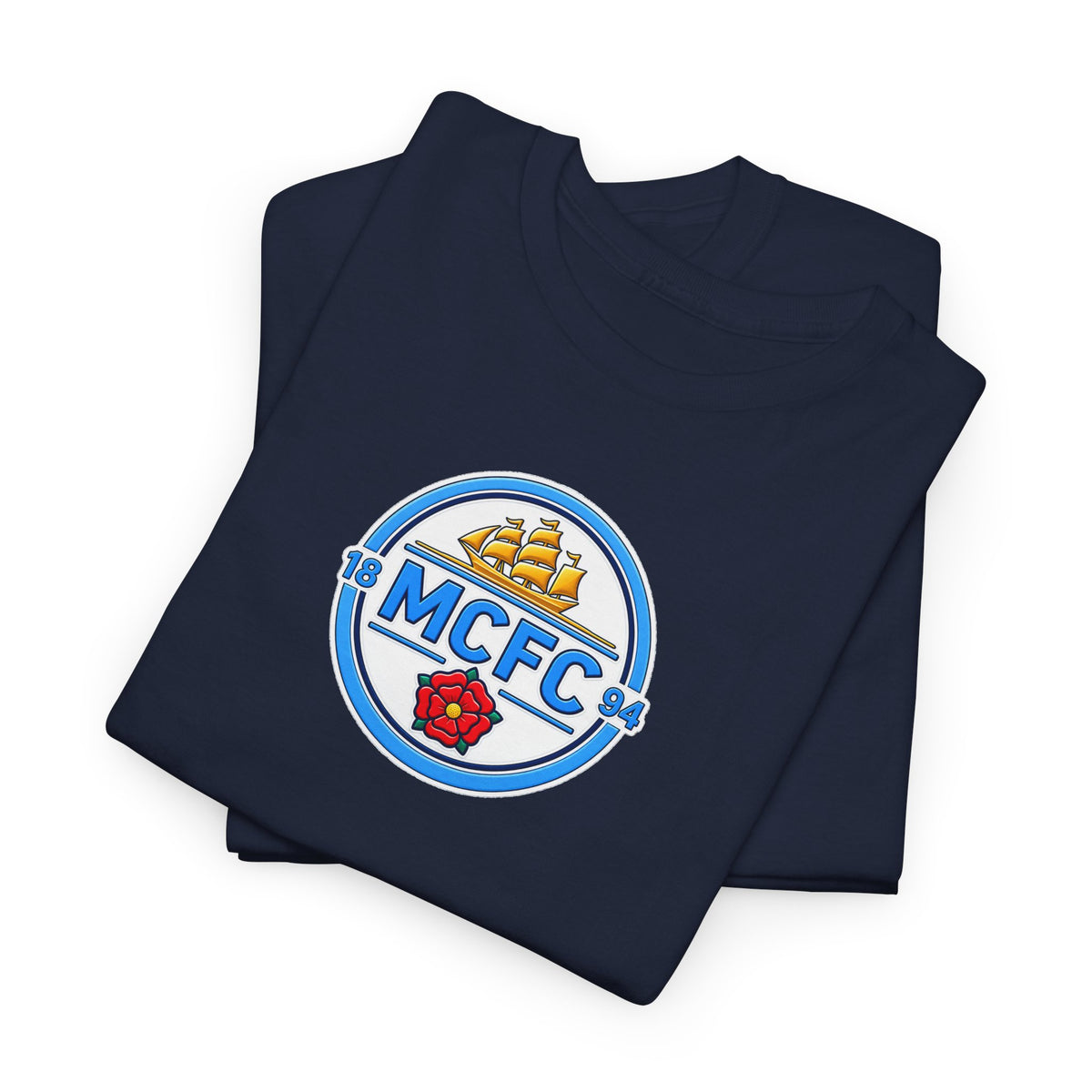 MCFC Retro Crest T‑Shirt — Vintage Soccer Fan Tee