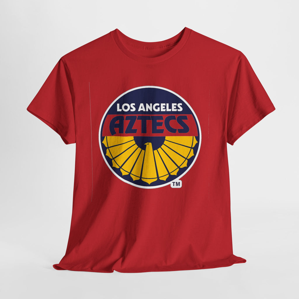 Los Angeles Aztecs Vintage Logo Cotton T-Shirt