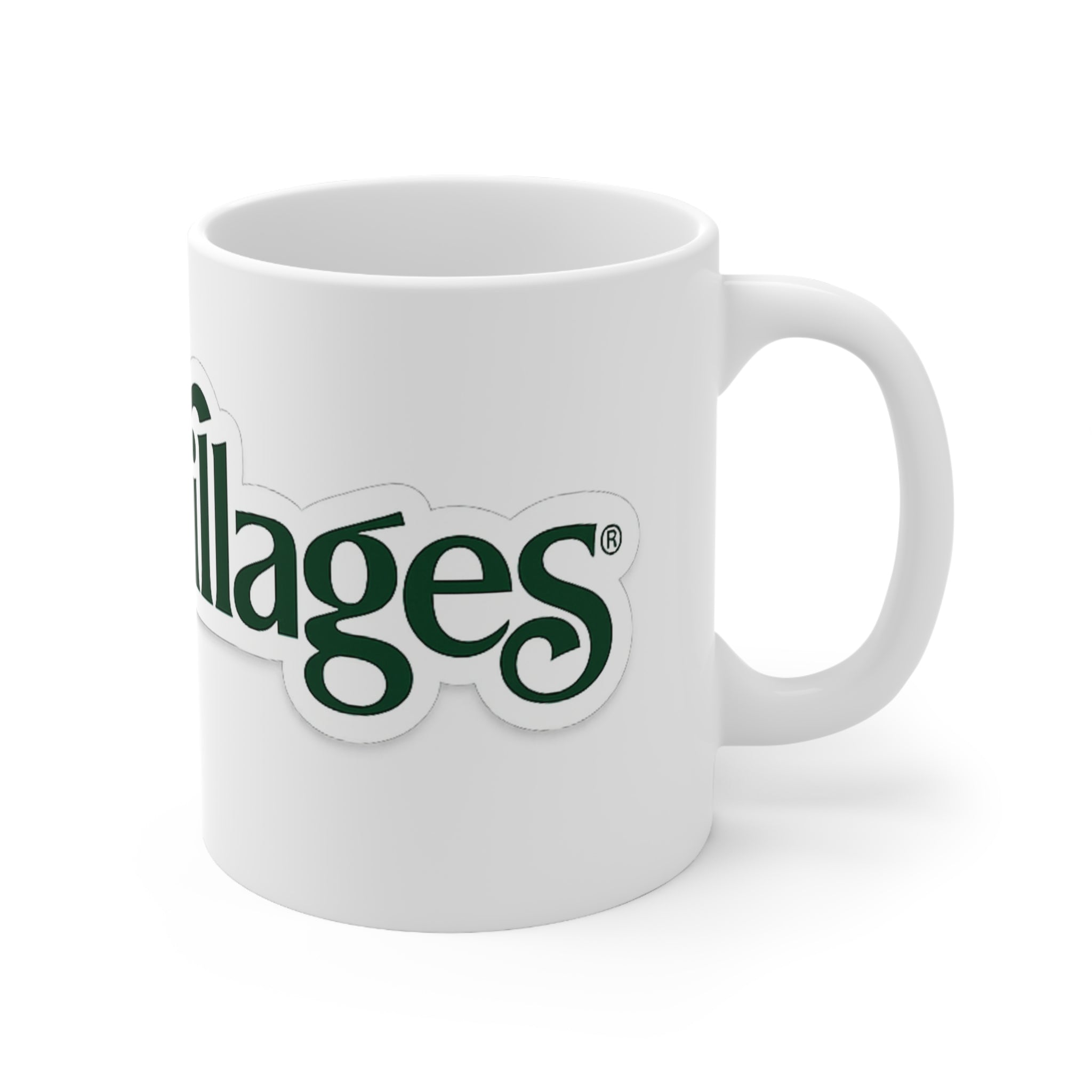 The Villages of Florida Coffee Mug — 'The Villages' Retro Script Ceramic Mug (11oz / 15oz)