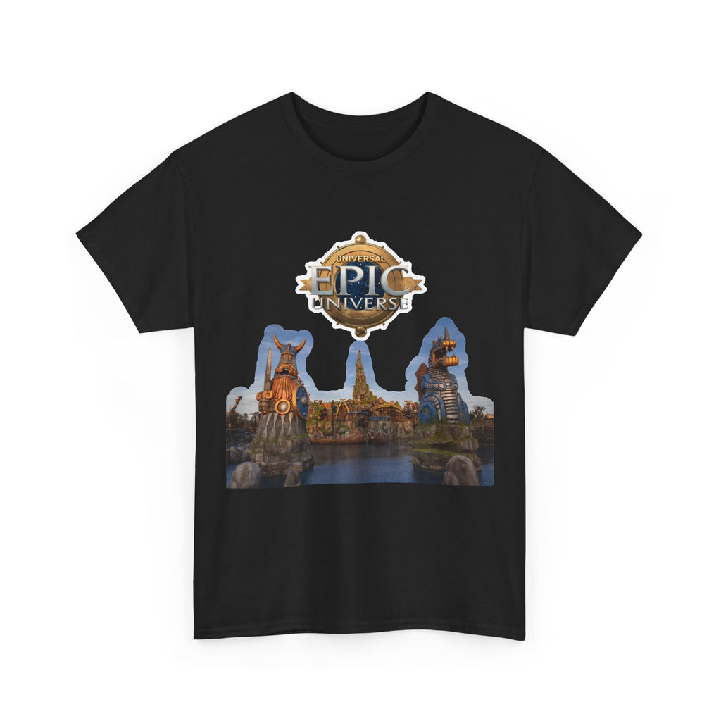 Epic Universe Theme Park T‑Shirt — Iconic Entrance Graphic Tee