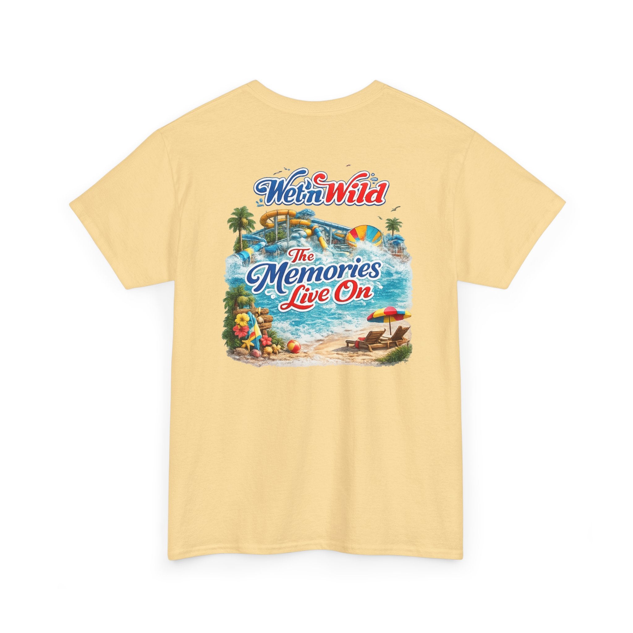 Wet 'n Wild Orlando Graphic Tee — "The Memories Live On" Retro Vacation T‑Shirt
