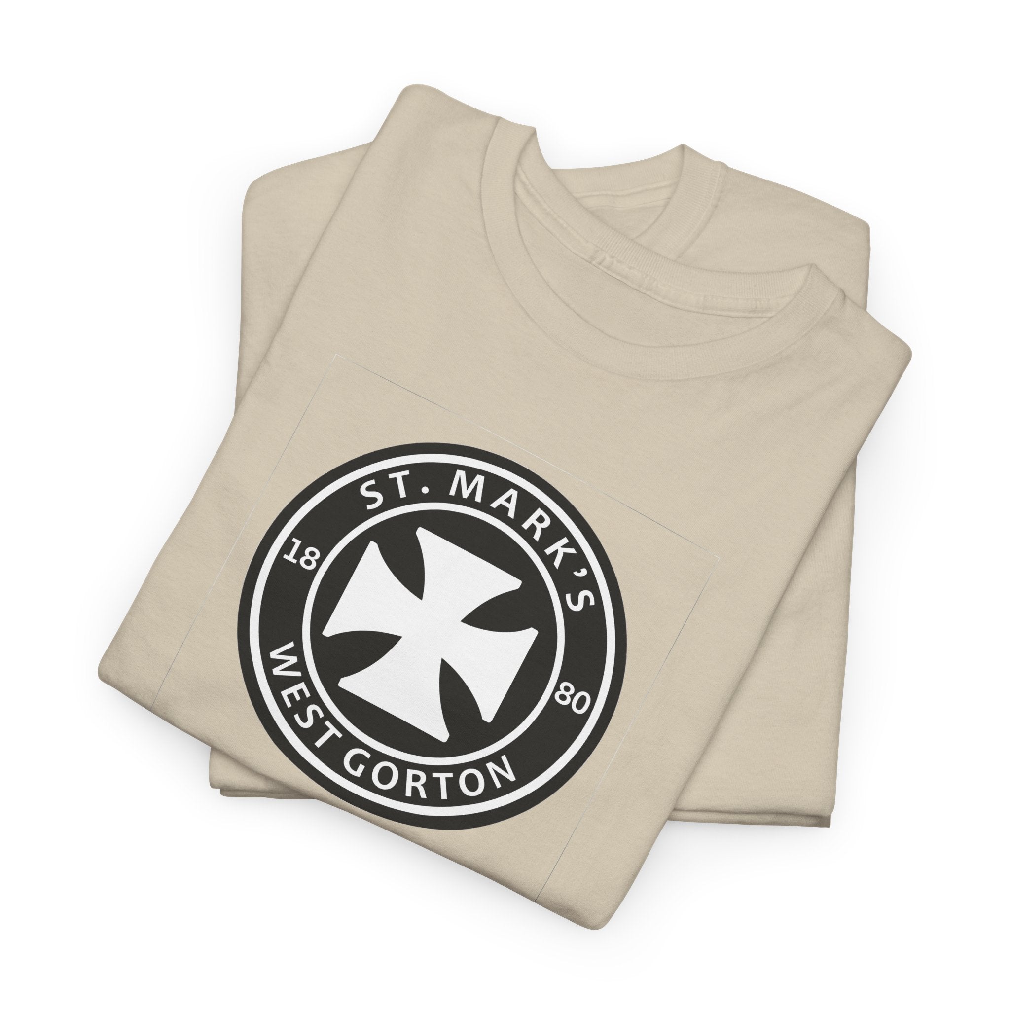 St. Marks West Gorton Cross Logo Tee