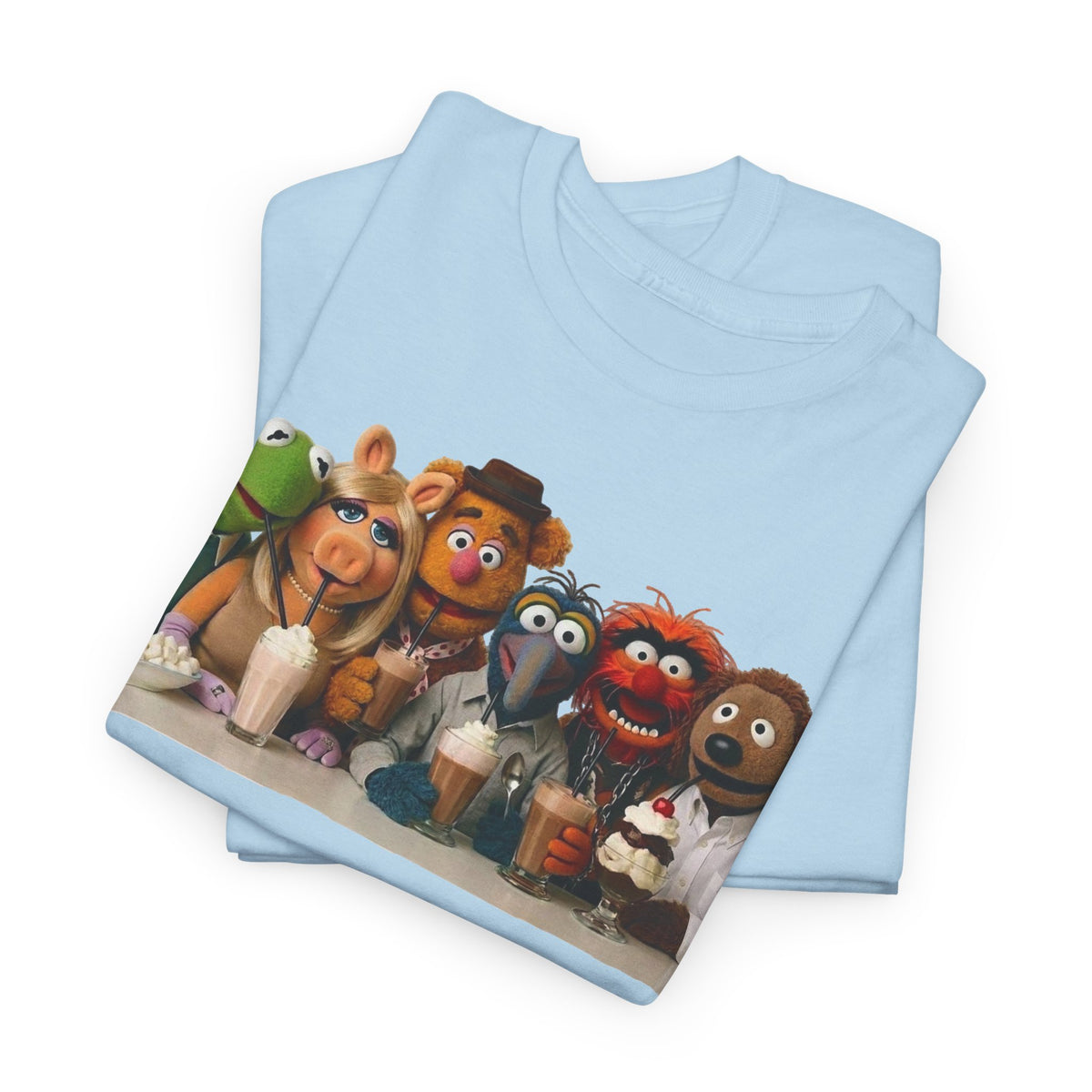 Muppet Cast Retro Poster Cotton T-Shirt