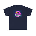 Miami Palm Sunset T-Shirt — Retro Florida Vacation Tee