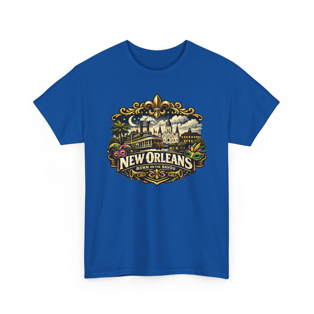 New Orleans Vintage Badge Tee — Crescent City Souvenir T-Shirt