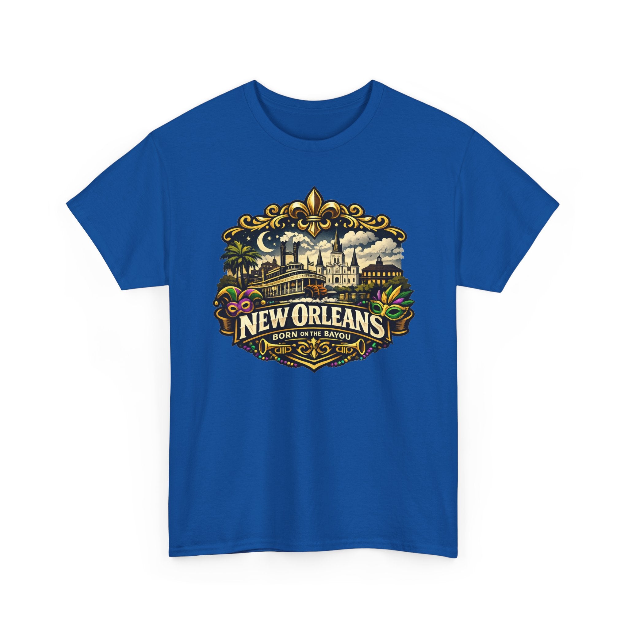New Orleans Vintage Badge Tee — Crescent City Souvenir T-Shirt