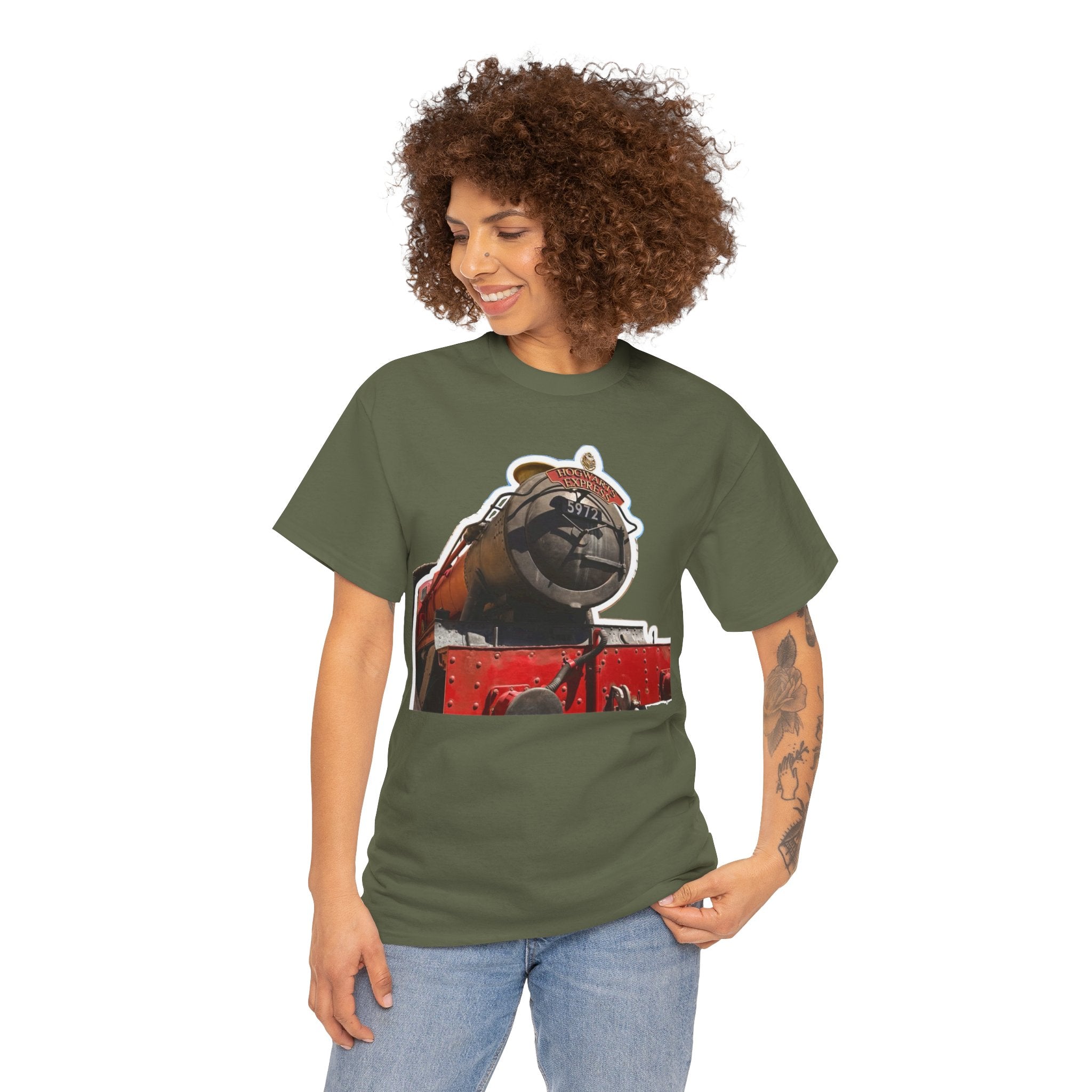 Hogwarts Express Steam Engine Train T-Shirt – Vintage Locomotive Graphic Tee