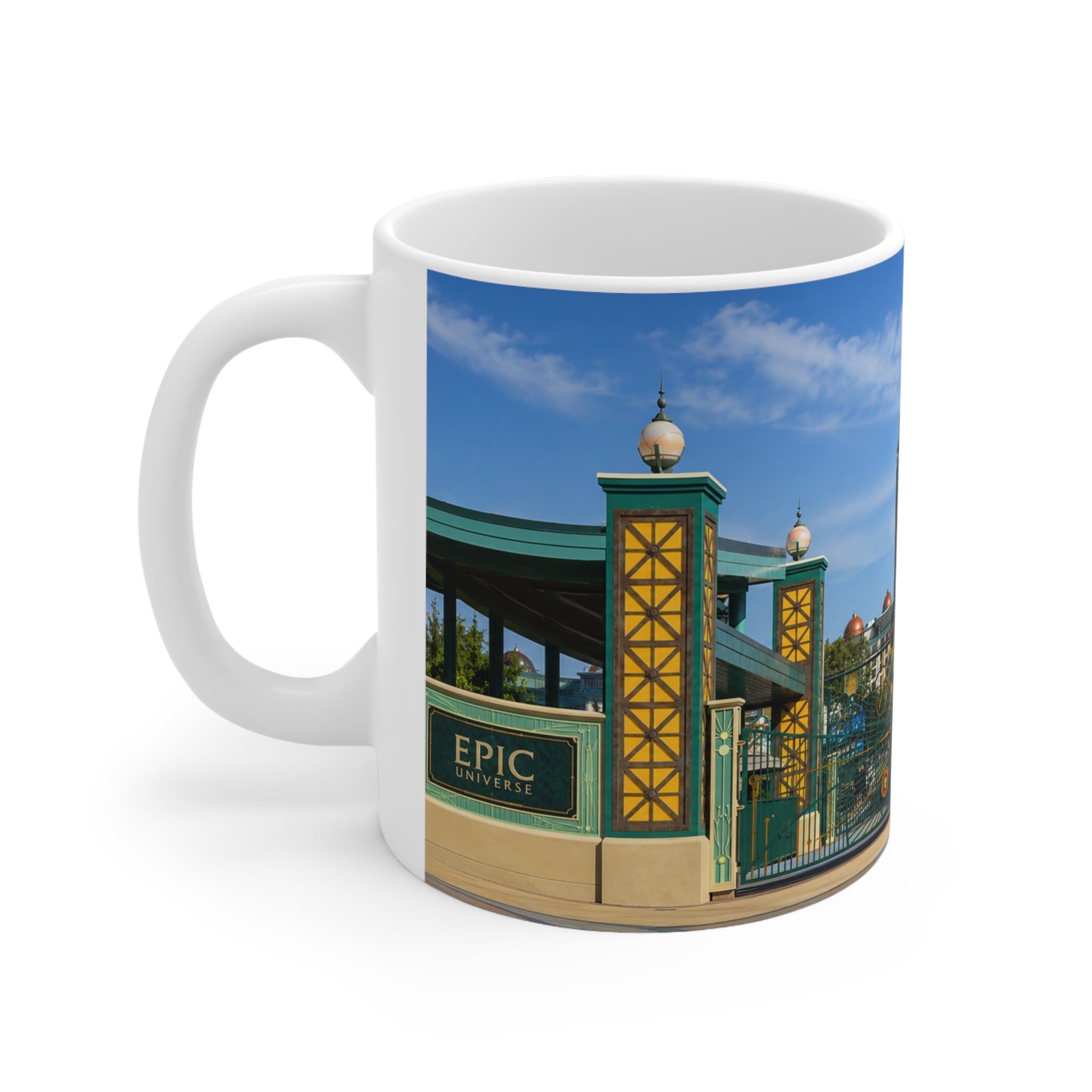 Epic Universe Gateway Ceramic Coffee Mug – 11oz & 15oz