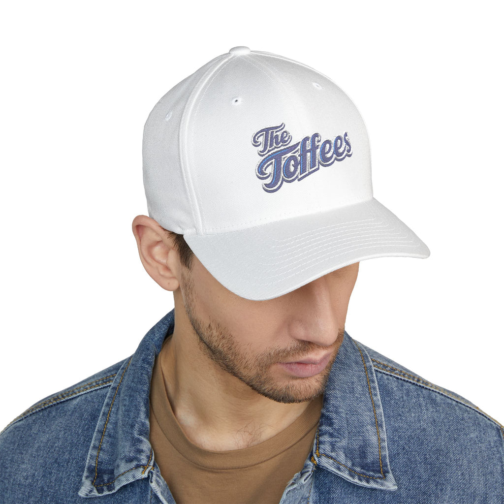 Embroidered 'The Toffees' Baseball Cap - Classic White Team Hat