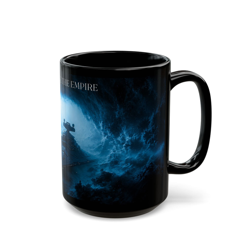 Empire Star Destroyer Black Mug — "Long Live The Empire" Coffee Cup